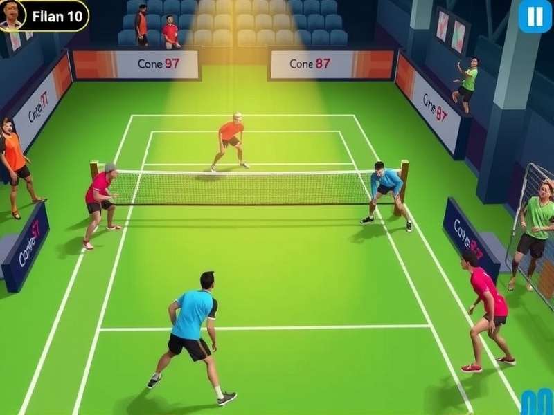 Volley Kingpin Punjabi Game Screenshot